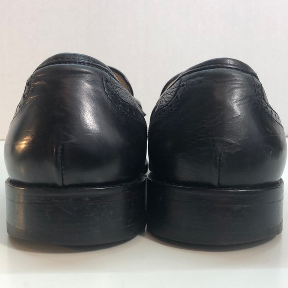 Pronto Uomo Black Tassel Shoes Size 11 - Picture 4 of 8